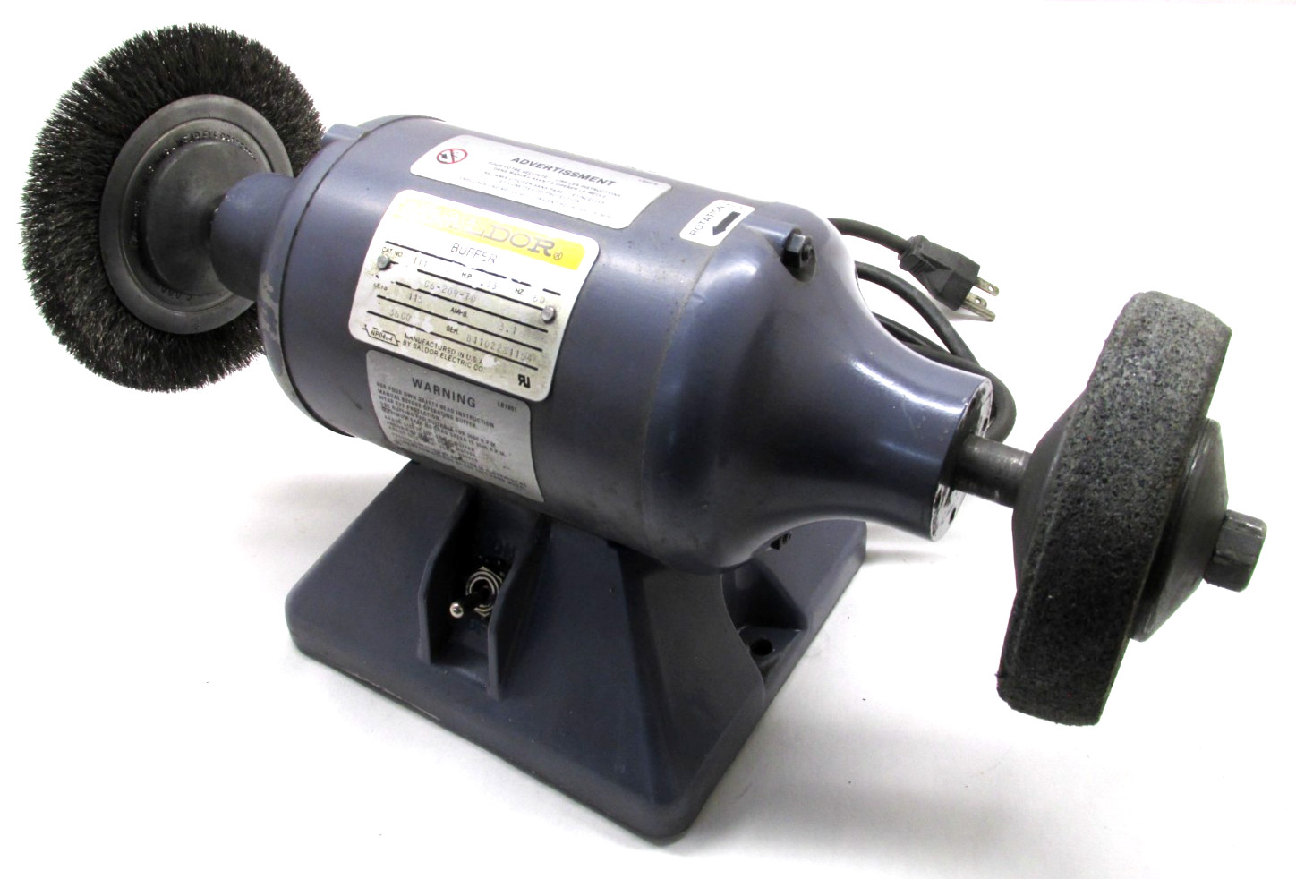 BALDOR 6″ INDUSTRIAL BENCH TOP GRINDER – #111