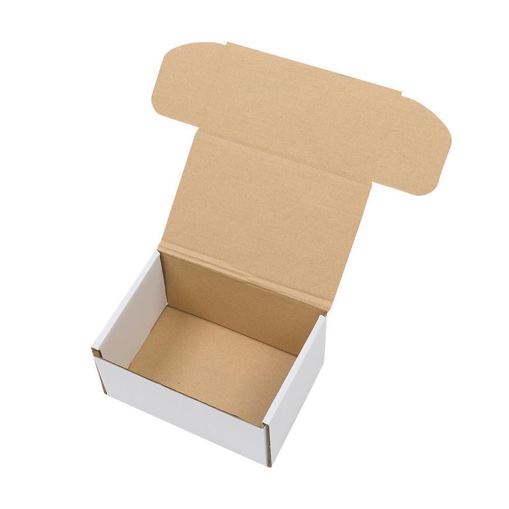 2000 – 6 x 4 x 3 White Corrugated Mailers Shipping Packing Fold Boxs 6x4x3
