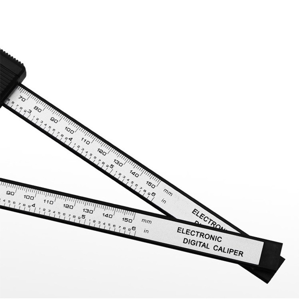 6”LCD/150mm Digital Vernier Caliper Micrometer Measure Tool Gauge Ruler Plastic