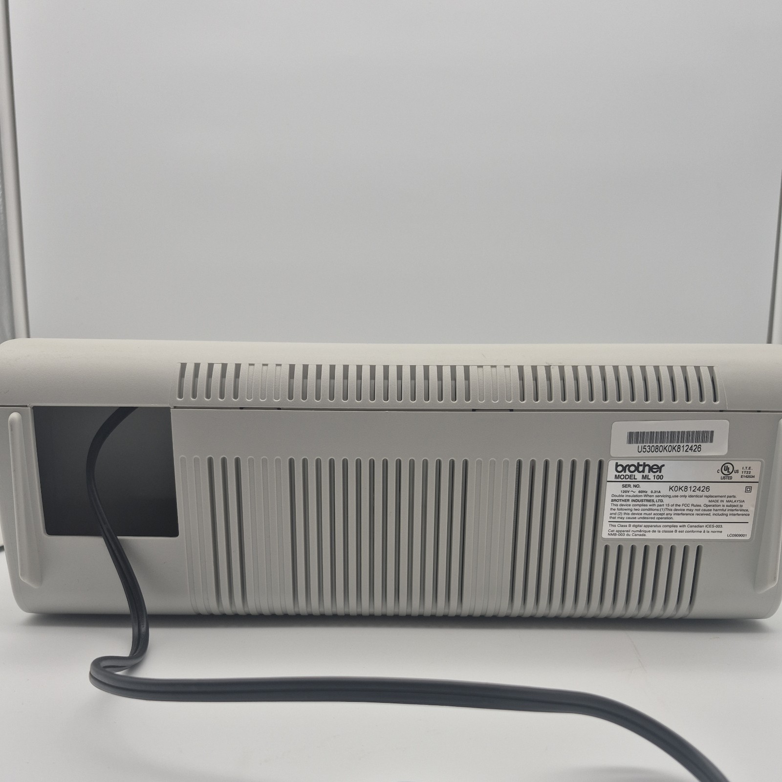 Brother ML-100 Standard Daisy Wheel Electronic Typewriter ML100***Tested***