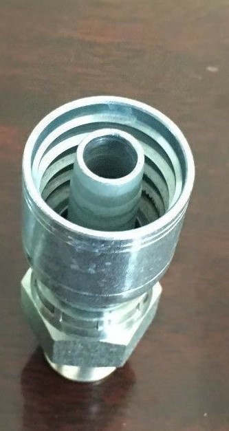 3/8″x 48″ Hydraulic Hose 5,000 PSI Assembly with 1 Male Pipe, 1 Male Pipe Swivel