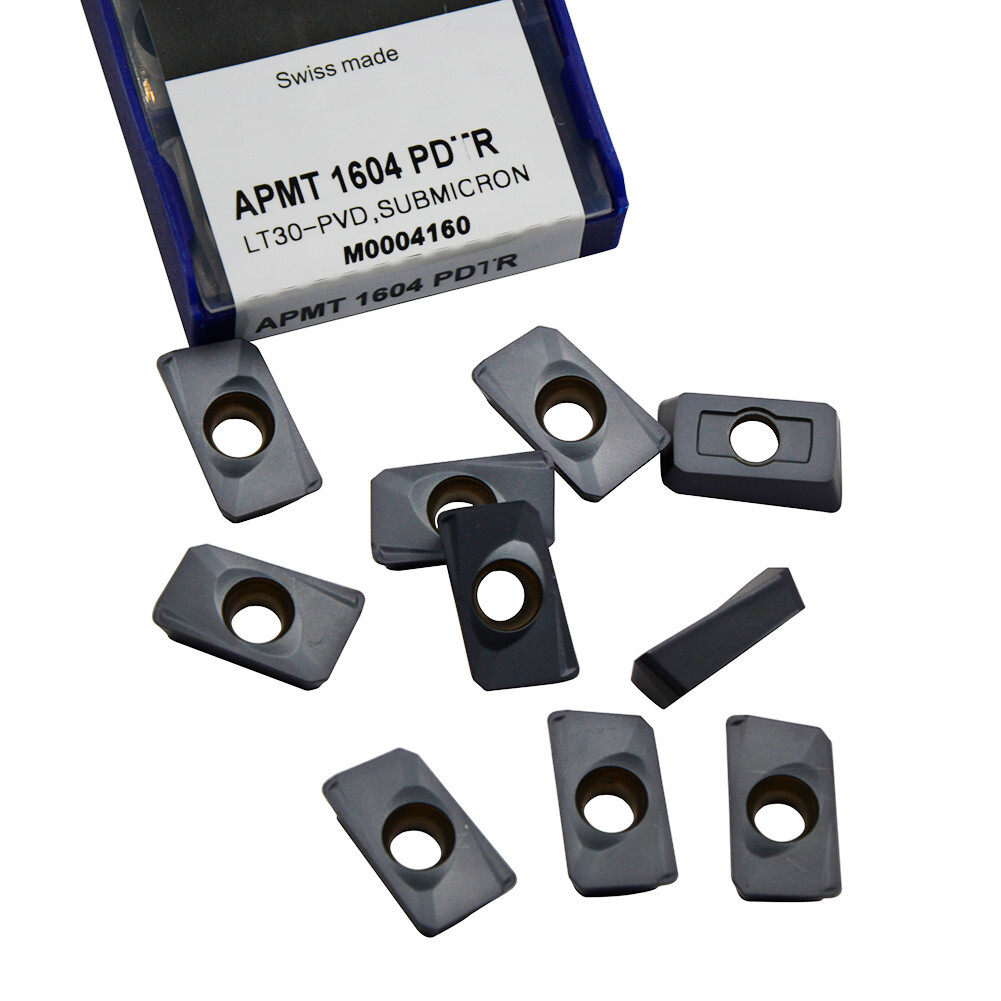 10pcs(1pack) LAMINA CNC insert APMT1604PDTR LT30 PVD Carbide Inserts