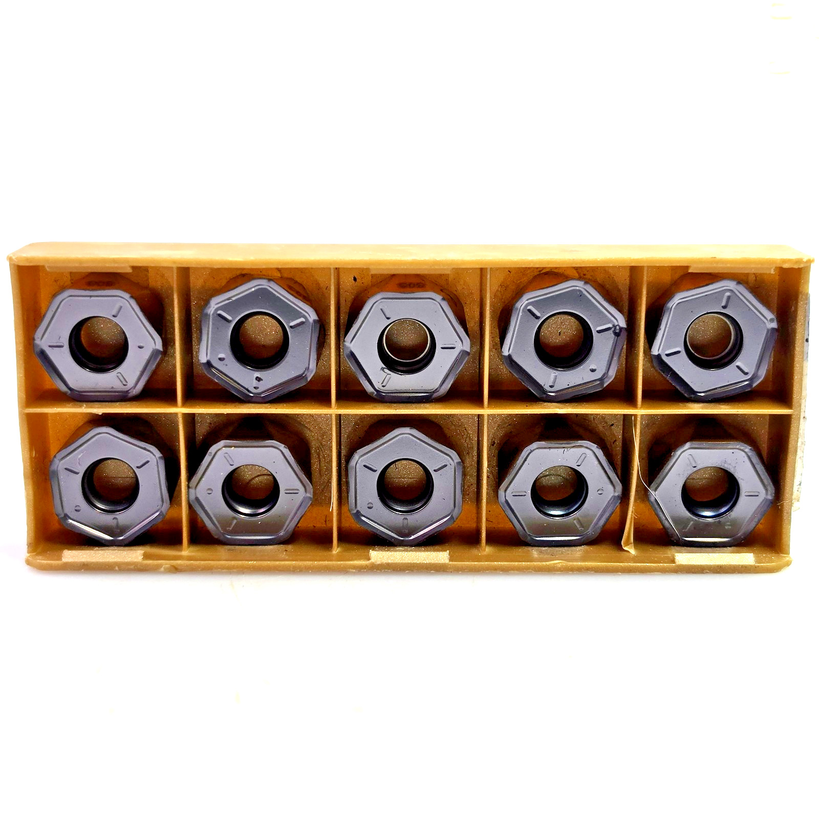 Iscar H1200 HXCU 0606 TR IC808 Carbide Milling Inserts (Box of 10)