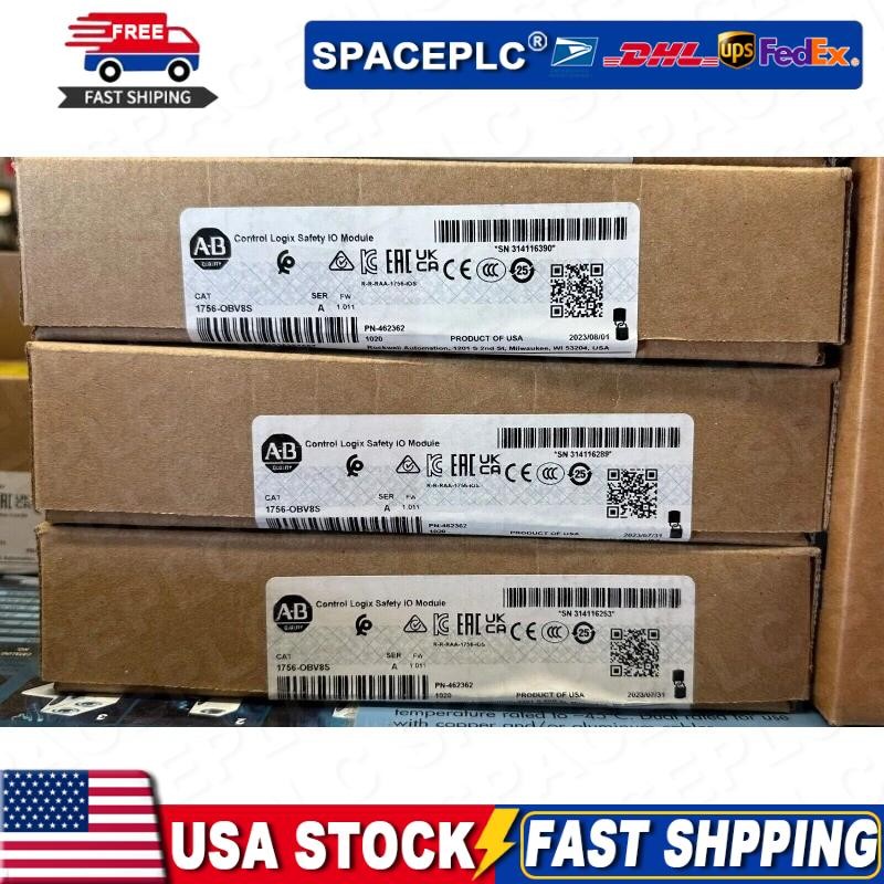 AB 1756-OBV8S ControlLogix Safety I/O Module 1756OBV8S New Sealed US Free Tax