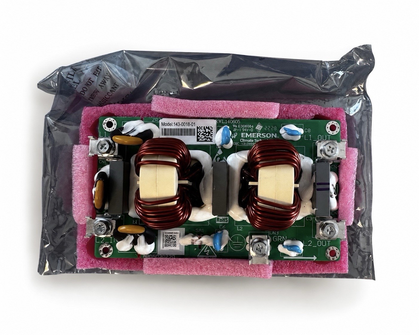 Rheem Ruud 47-105222-01 EMI Filter Board RA20 RP17 RP20 143-0018-01