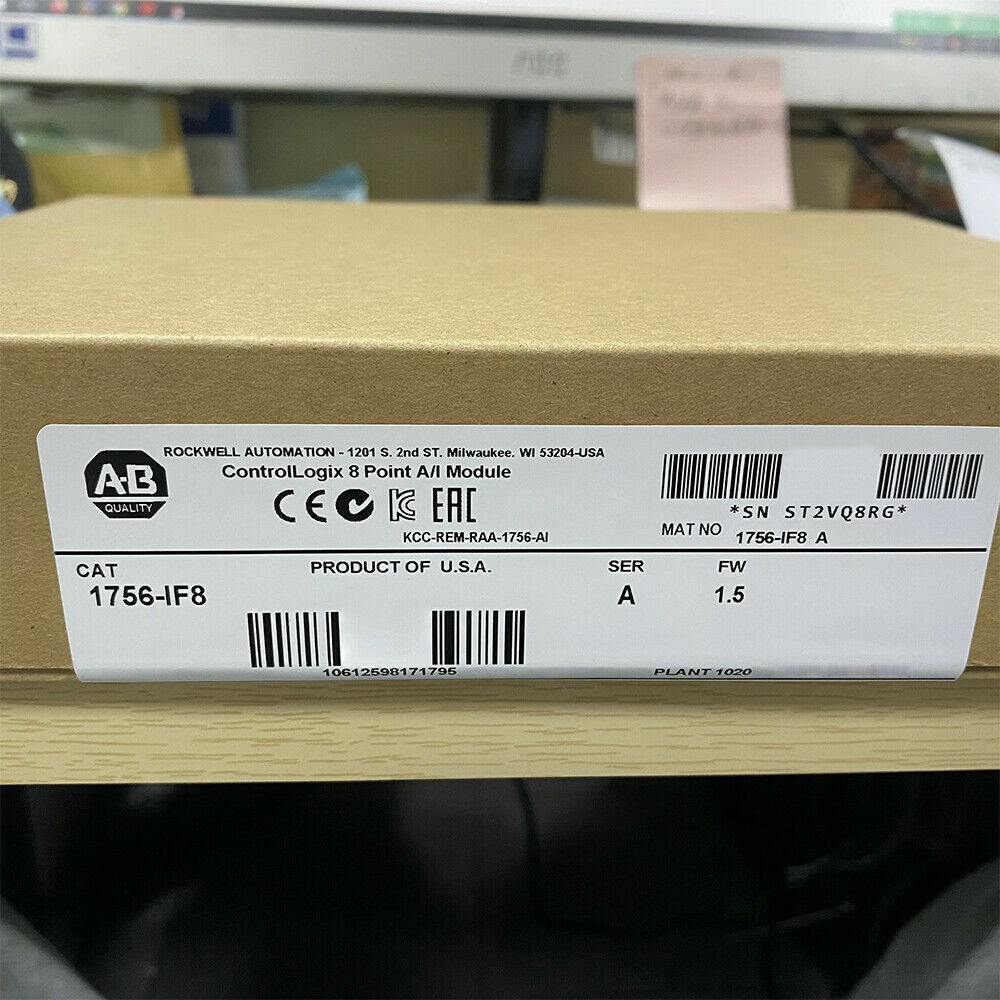 New Sealed Allen Bradley 1756-IF8 ControlLogix 8 Point A/I Module 1756IF8 Ser A