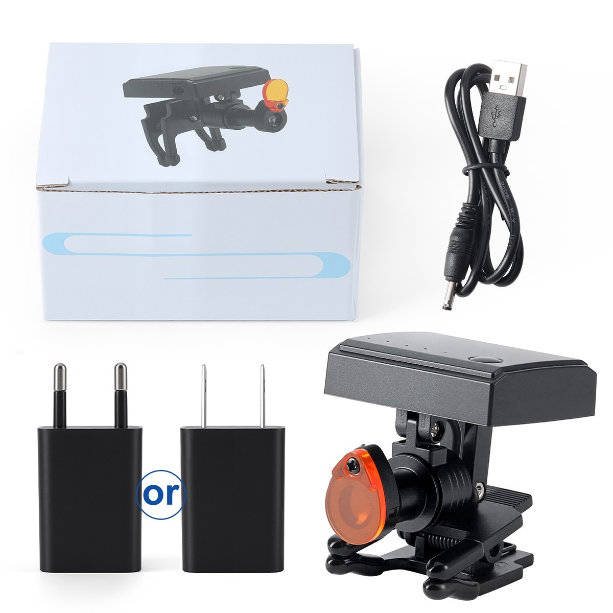 Dental LED Head Light Lamp Clip-On Light for Binocular Loupes 5W Wireless