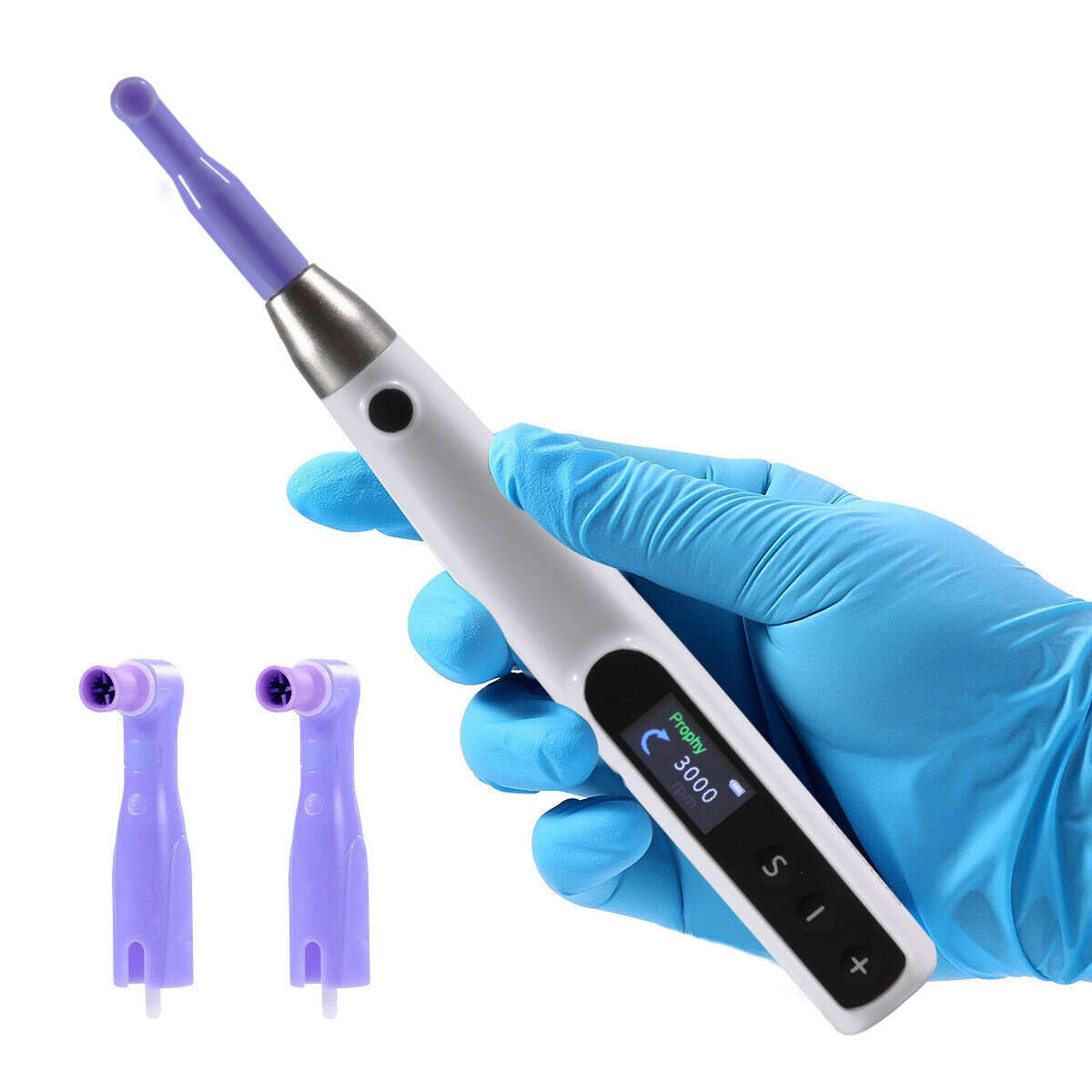 Dental Hygiene Prophy Handpiece /Straight Nosecone Black /Prophy Angle /Brushes