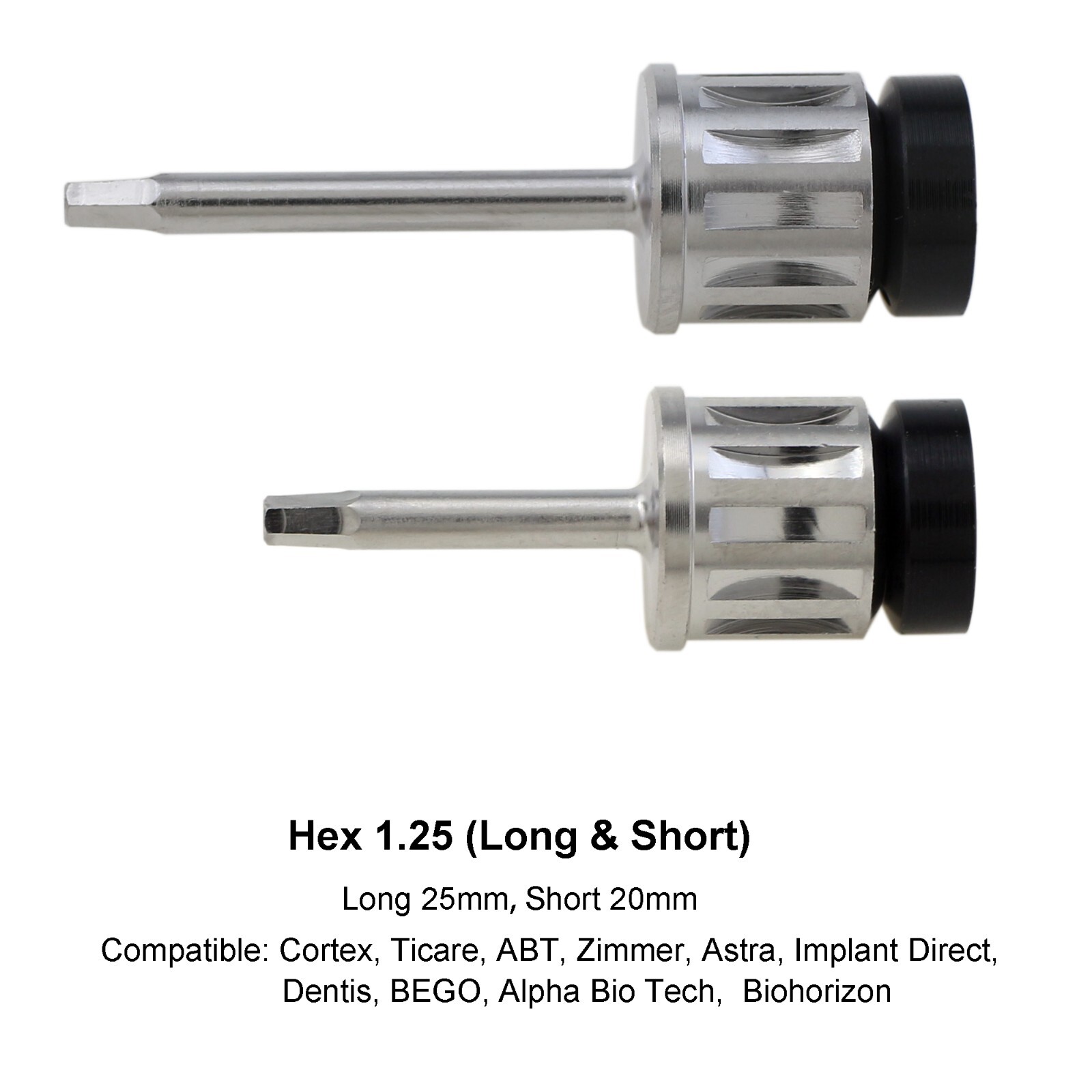 Implant Driver Astra Screwdriver Hex 1.25mm Dental Torque Wrench Adapter Zimmer