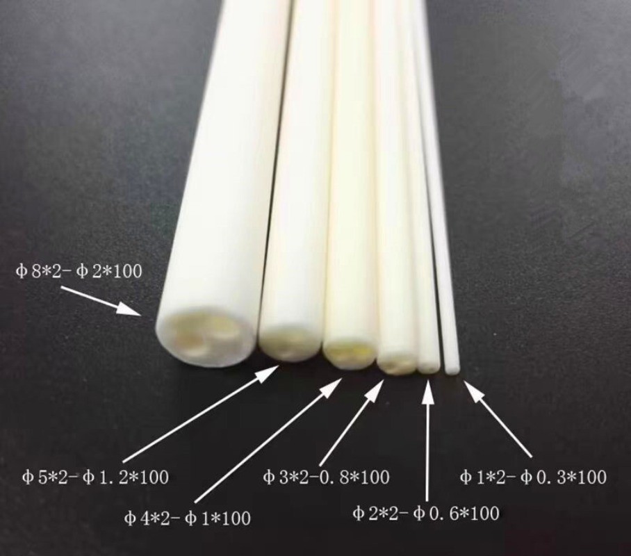 99% Alumina Corundum Ceramic Tube Thermocouple Core Protection Pipe 2/3/4/20Hole
