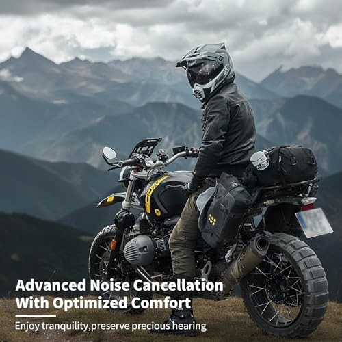 Artevive Earplugs Motorcycle.Earplugs for Sleeping Noise One Size, Black Red