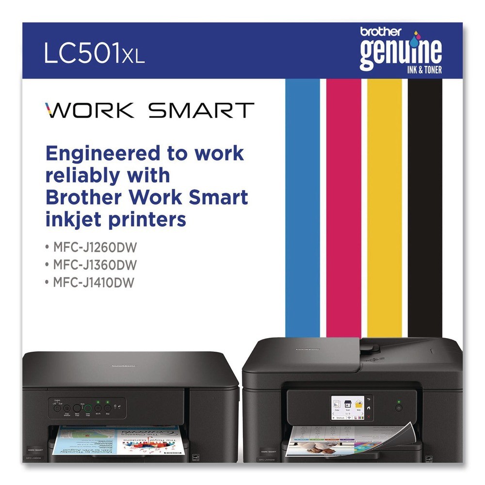 Brother LC501XL2PKS 500 Page-Yield High-Yield Ink – Black (2/PK) New