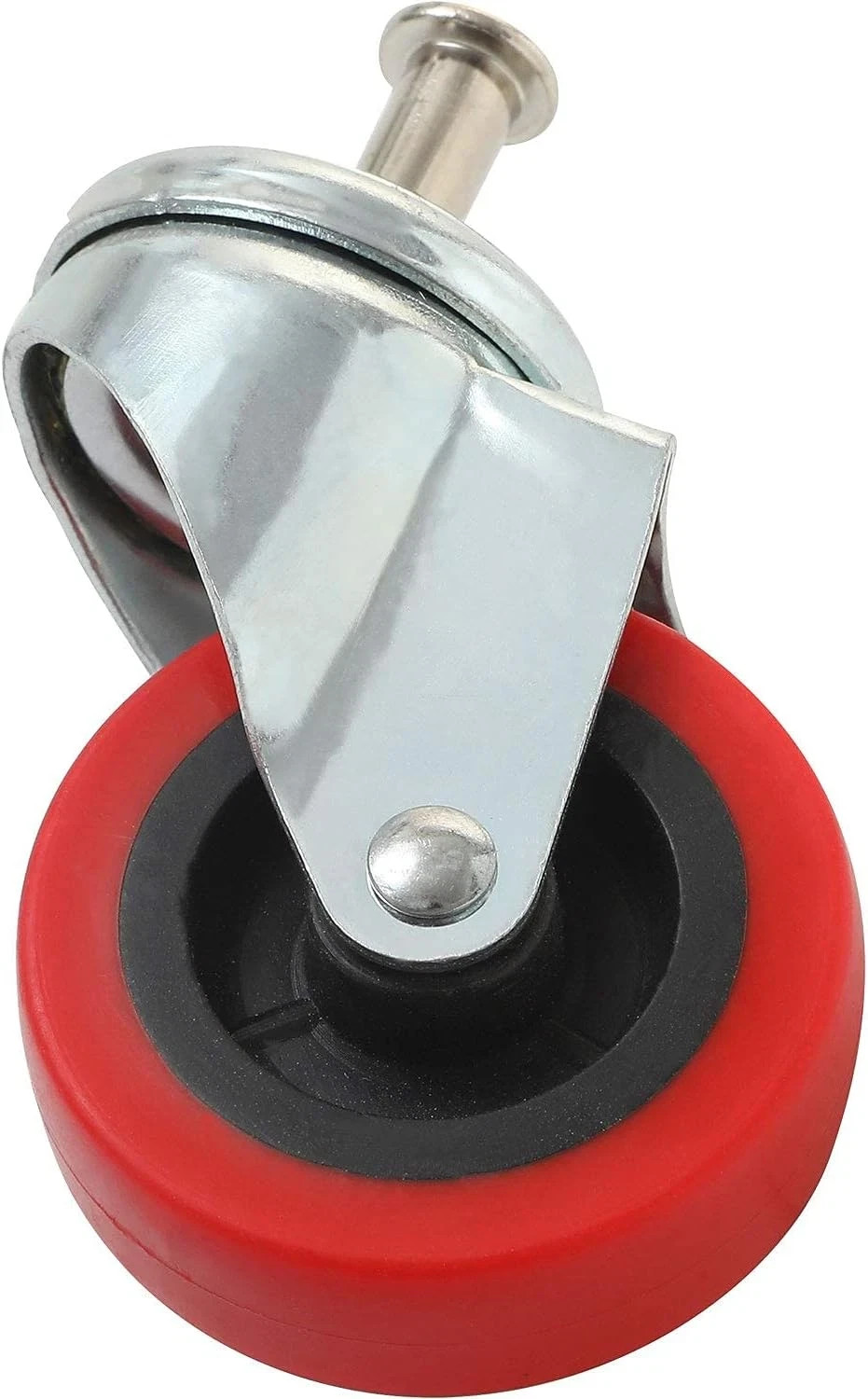6 Pack Heavy-Duty 2.5″ Swivel Caster Wheel Creeper Service Cart Stool Post Mount