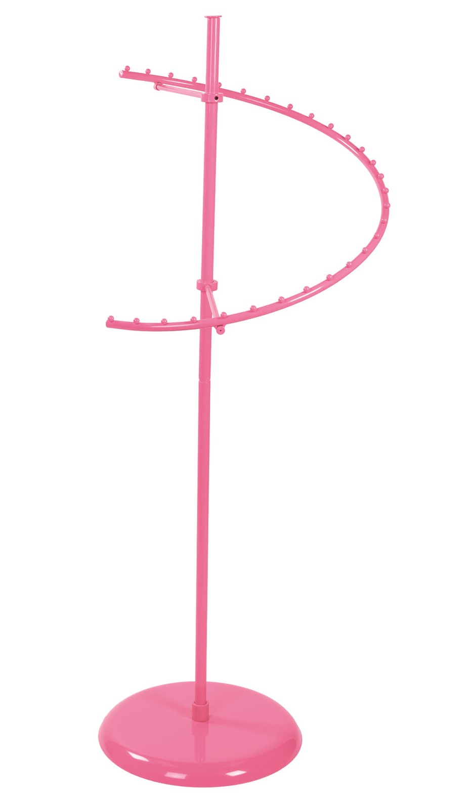 SSWBasics Hot Pink 29Ball Clothing Rack Hot Pink Spiral Clothing Rack