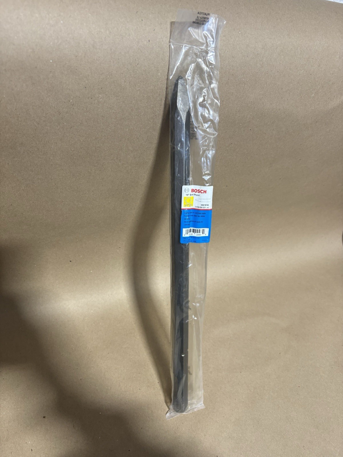 Bosch HS1516 18 In. Bull Point 3/4 In. Hex Hammer Steel