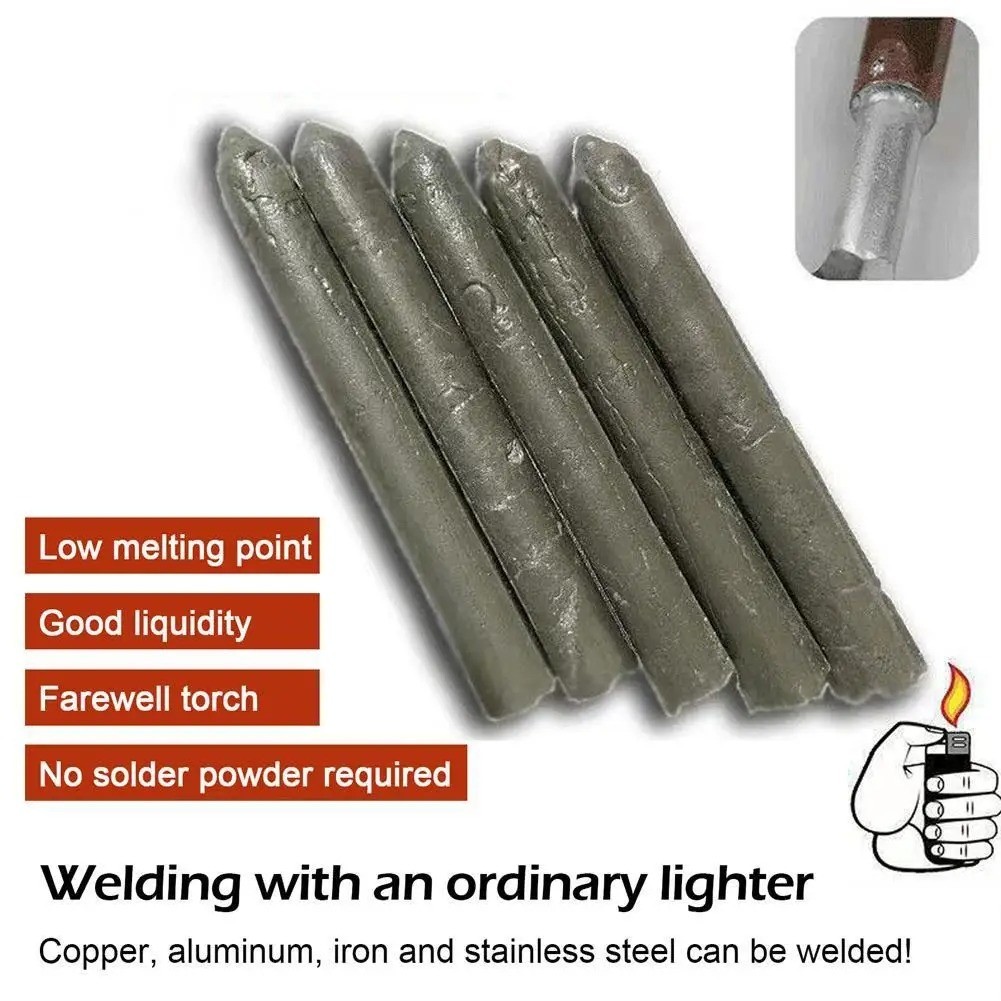 Low Temperature Welding Rods Aluminum Magic Flux Cored Brazing Wire 10pcs