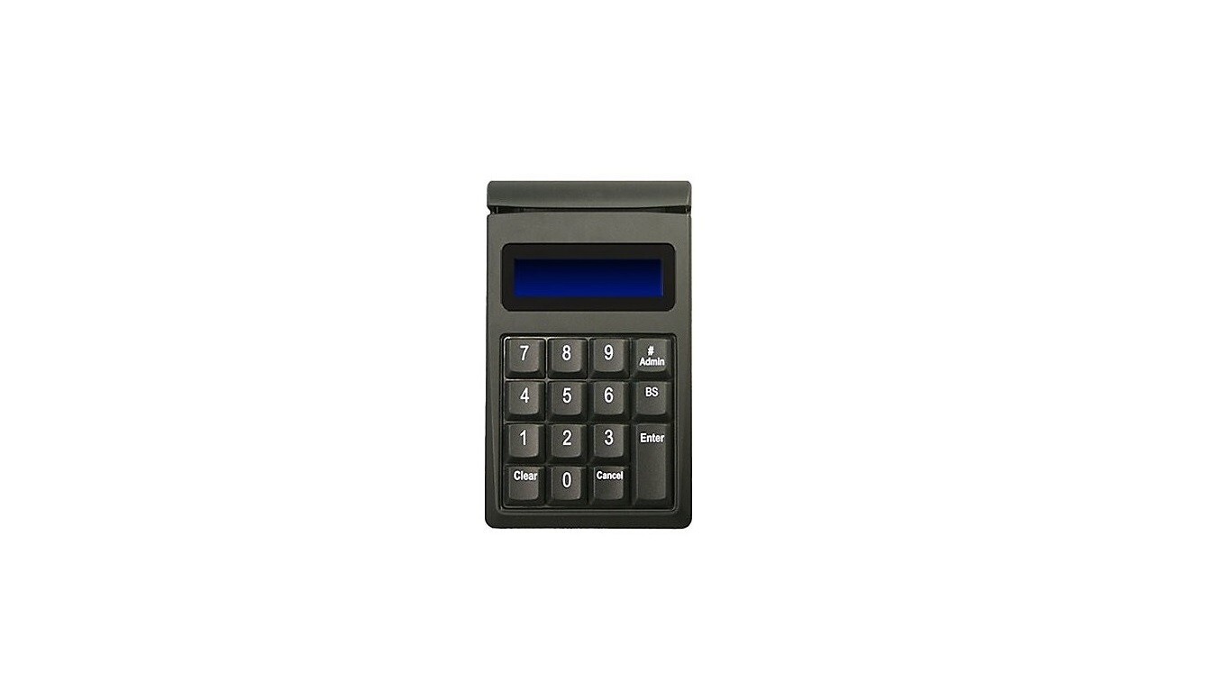 ID Tech Securekey M130 IDKE-534833BL KeyPad 15-Key USB Magnetic Reader