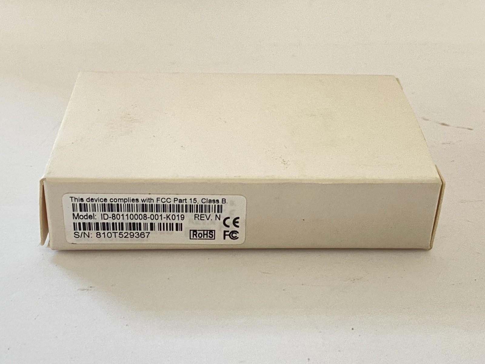 ID TECH UniMag II Secure Mobile MagStripe Reader ID-80110008-001 K019