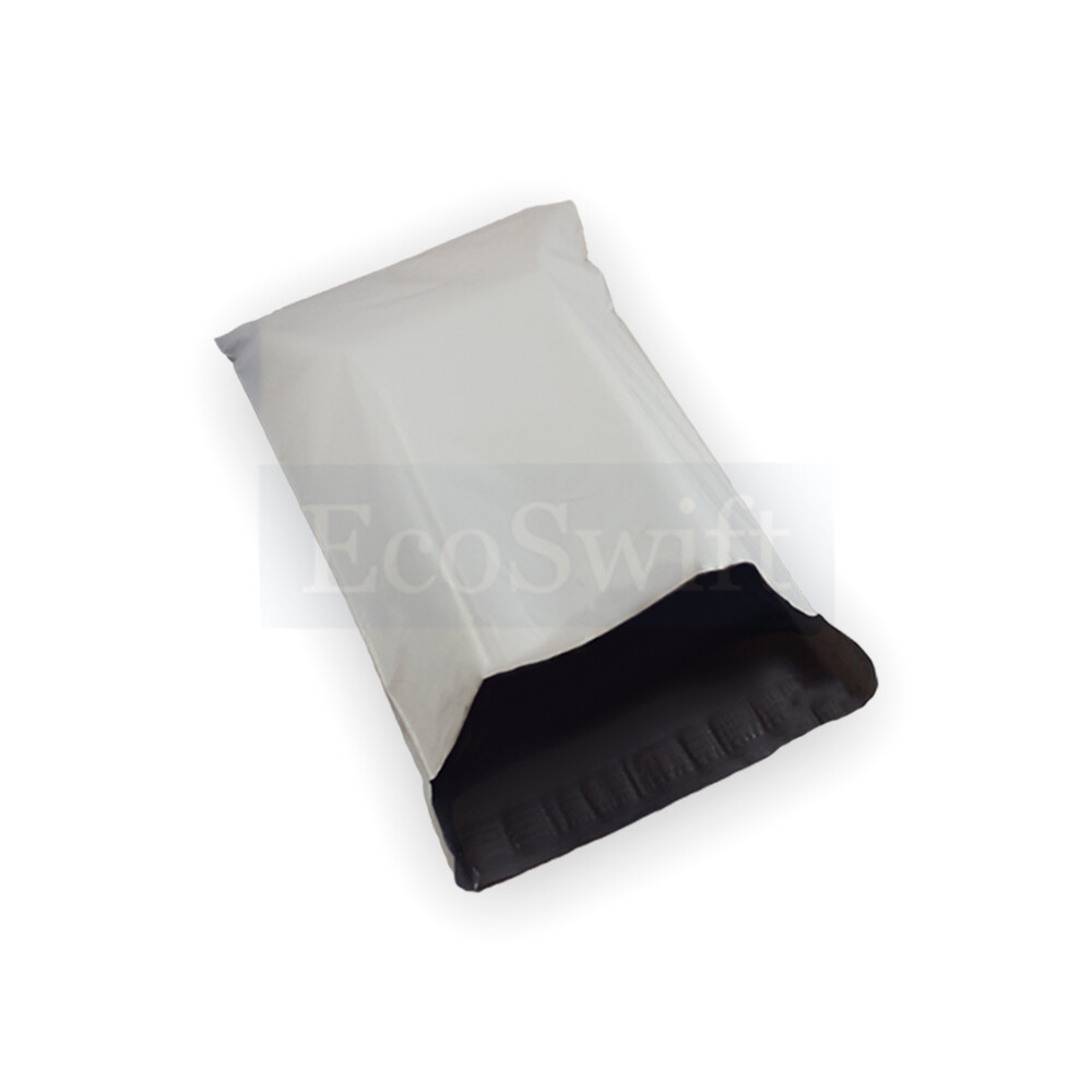 50 7.5 x 10.5 ECOSWIFT WHITE POLY MAILERS SHIPPING ENVELOPES BAGS 2.35 MIL