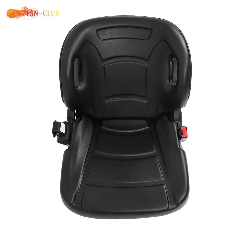 Black Universal Forklift Seat Fits For Clark Cat Hyster Yale Toyota New
