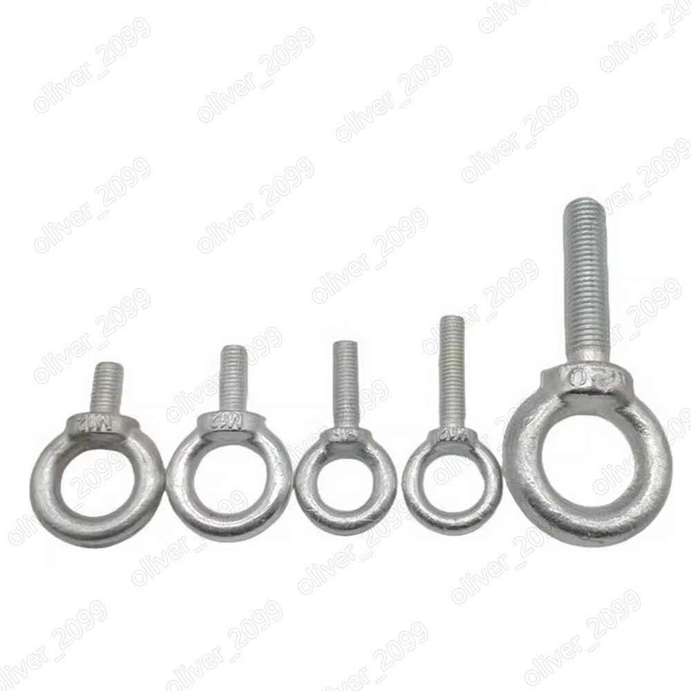 Galvanized Steel Lifting Eye Bolts M6 M8 M10 M12 M14 M16 M18 M20 M22 M24 M30 M36