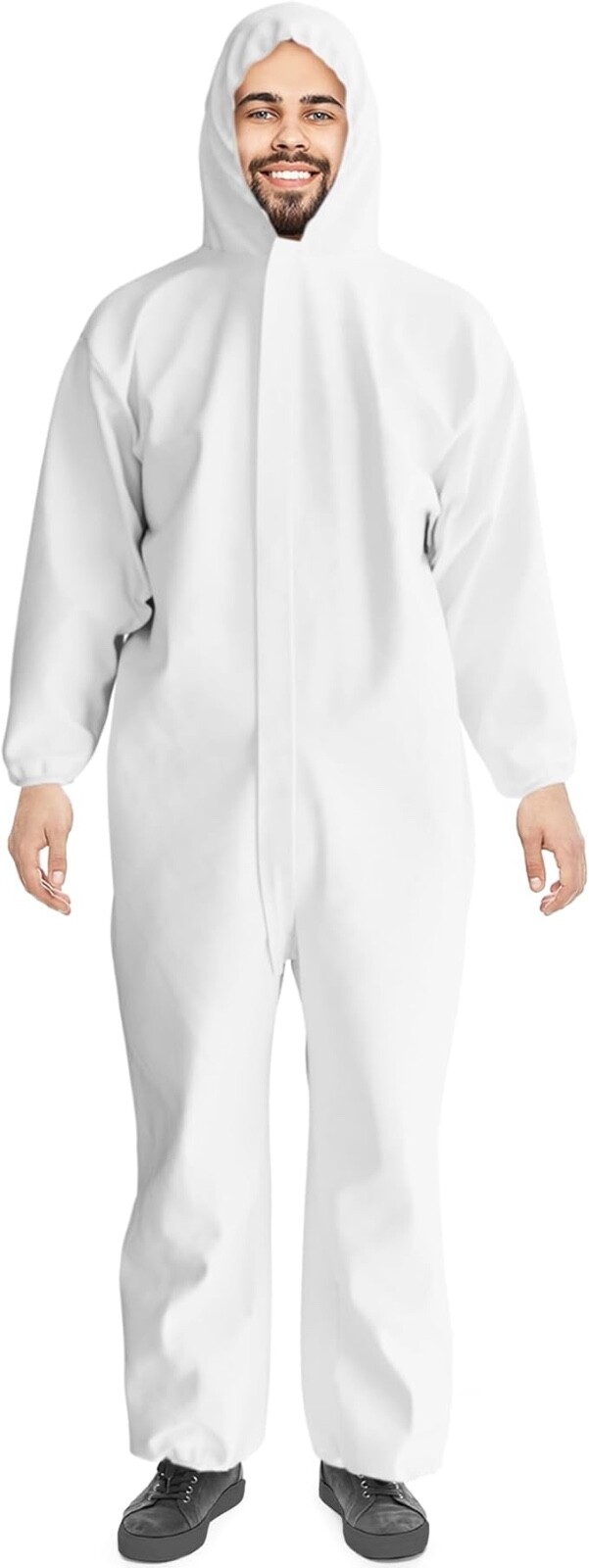 2PCS Disposable Full Body Coverall Suit Protective Isolation Coveralls