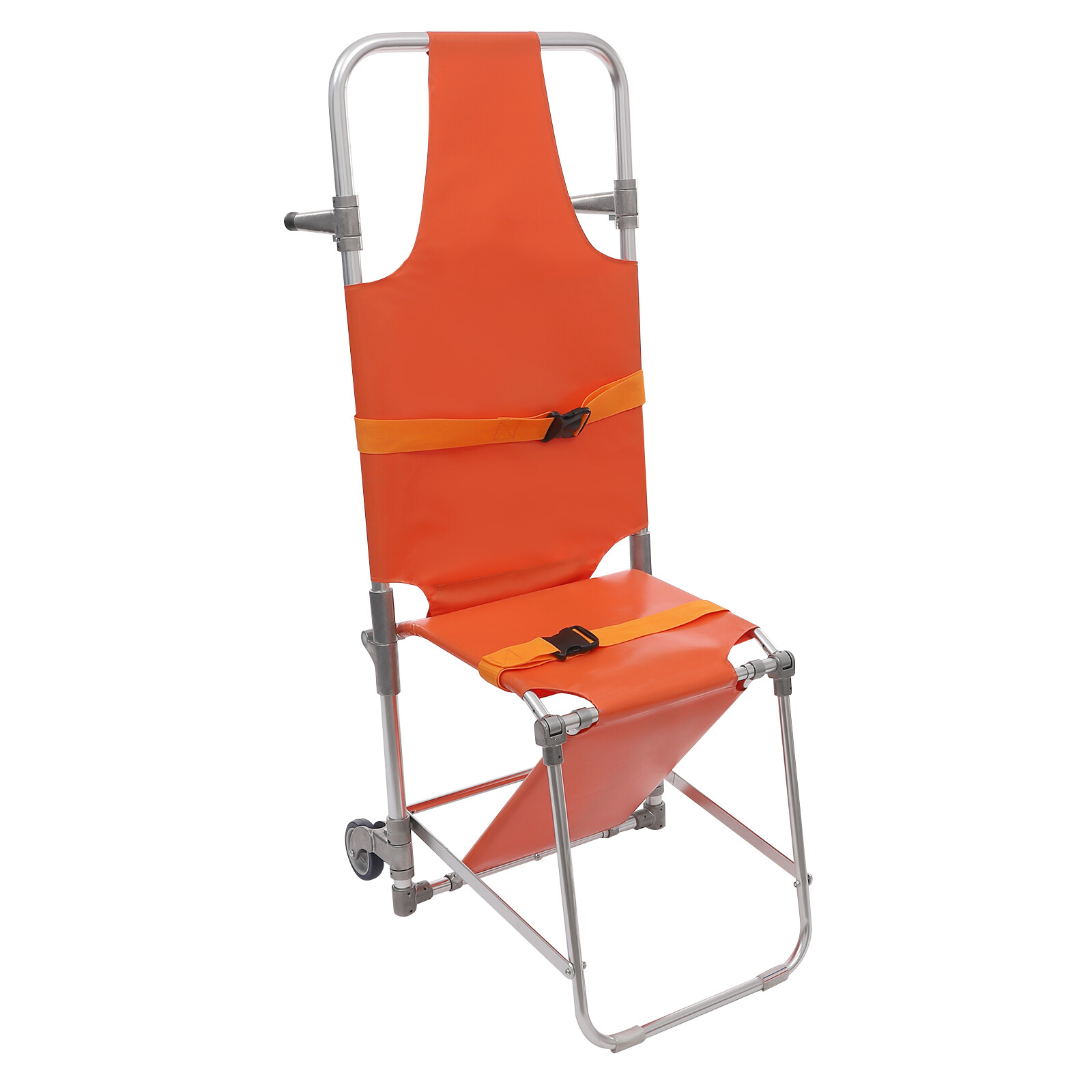 Emergency Rescue Stair Stretcher Chair Foldable Chair Stretcher W/ 2 Wheels
