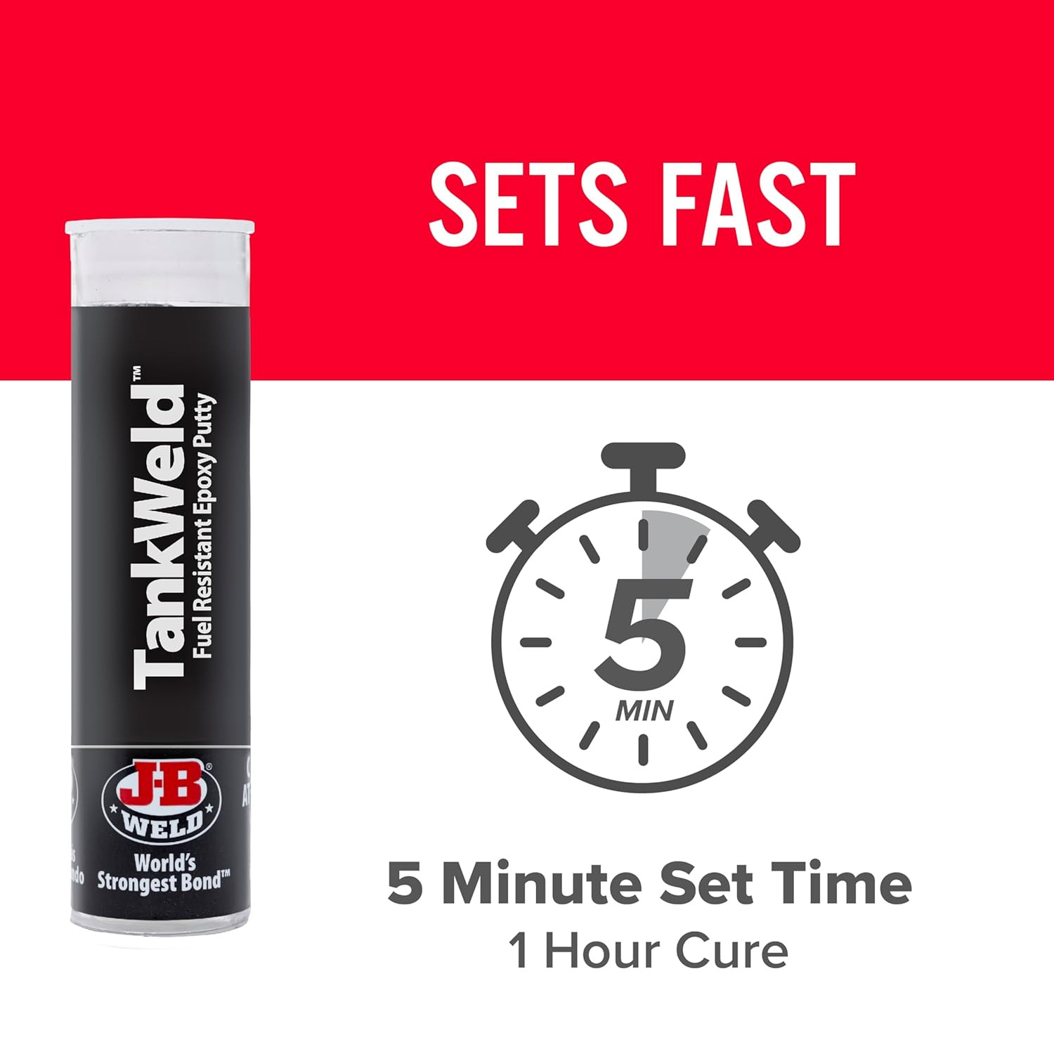 8217 Tankweld Gas Tank Repair – 1 Oz.,Dark Grey