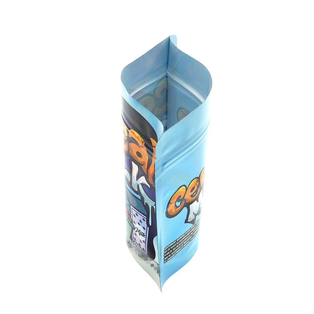 100Pcs 3.5g Smell Proof Zip Seal Mylar Bags Resealable Food Candy Storage Pouch
