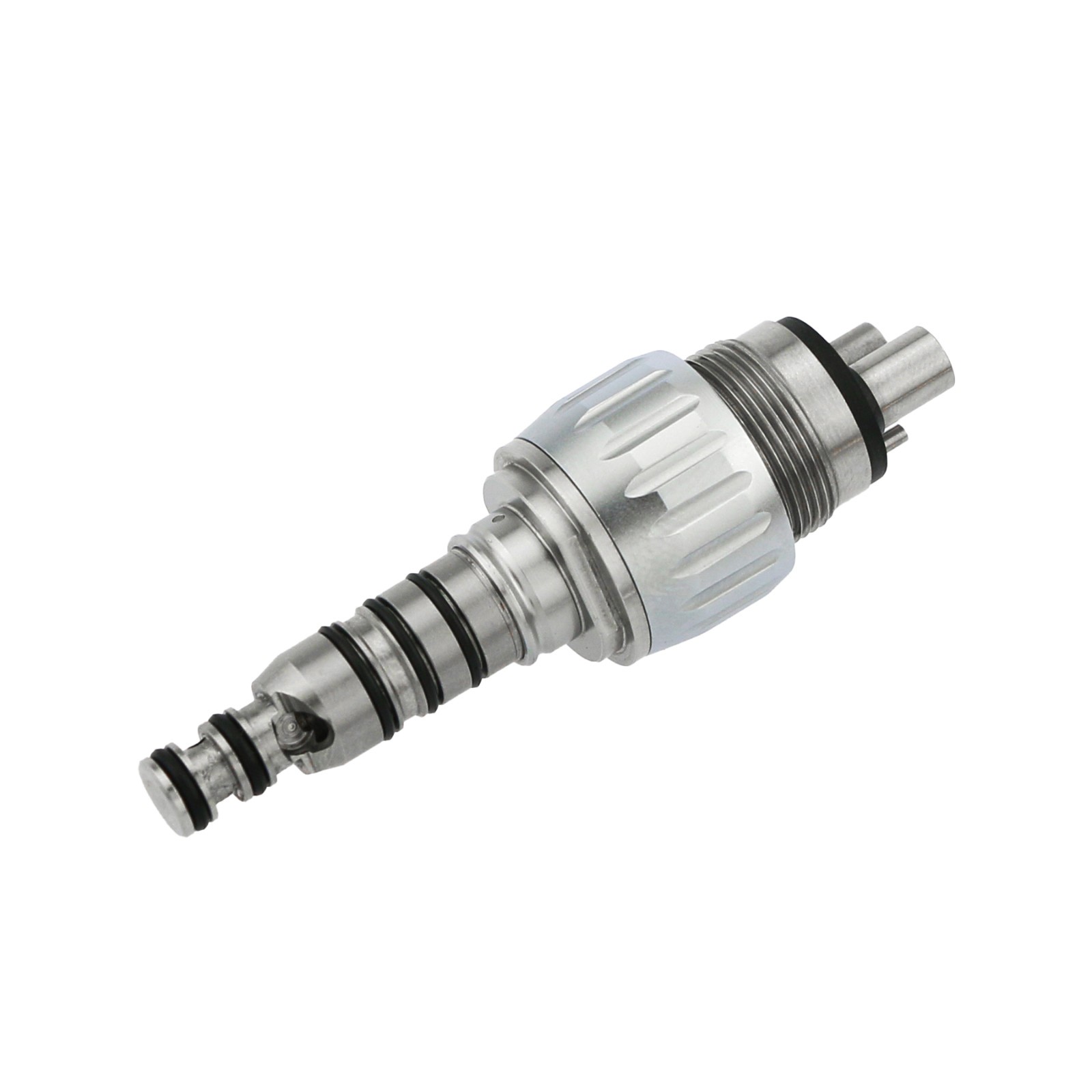 US BEING Dental High Speed Handpiece 4Hole Fiber Optic LED Coupler fit KAVO 6Pin
