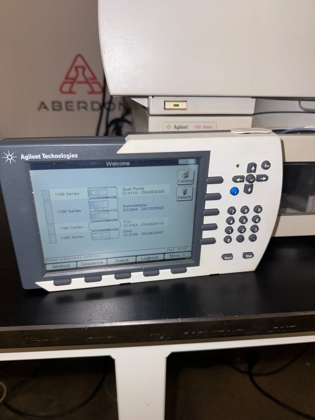 Agilent 1100 HPLC System Pump Autosampler G1315B DAD Detector Column Oven #18306