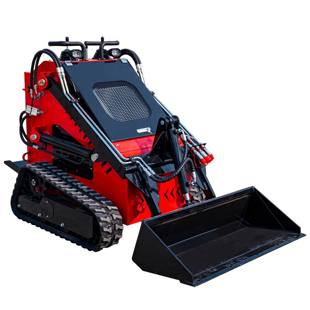 2025 Mini Crawler Track Skid Steer Loader B&S 13.5HP EPA Gas Vertical