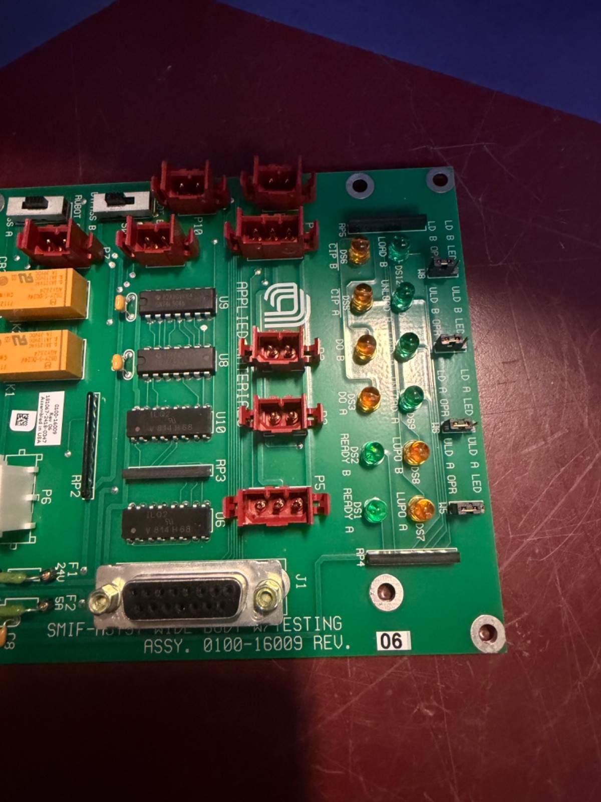 AS IS UNTESTED AMAT Applied Materials 0100-16009 Smif-Asyst Wide Body W/Testing