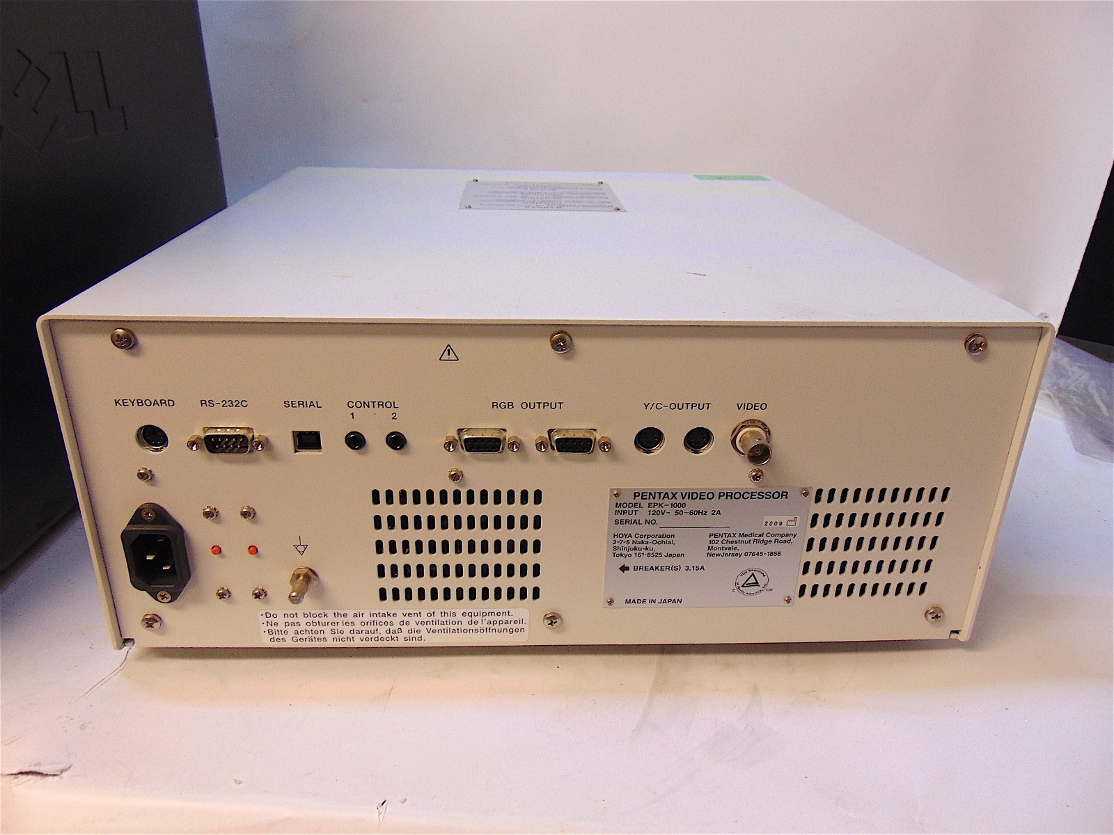 Pentax Video Processor EPK-1000 With Dell T3500, Monitor & Accessories – S3816x