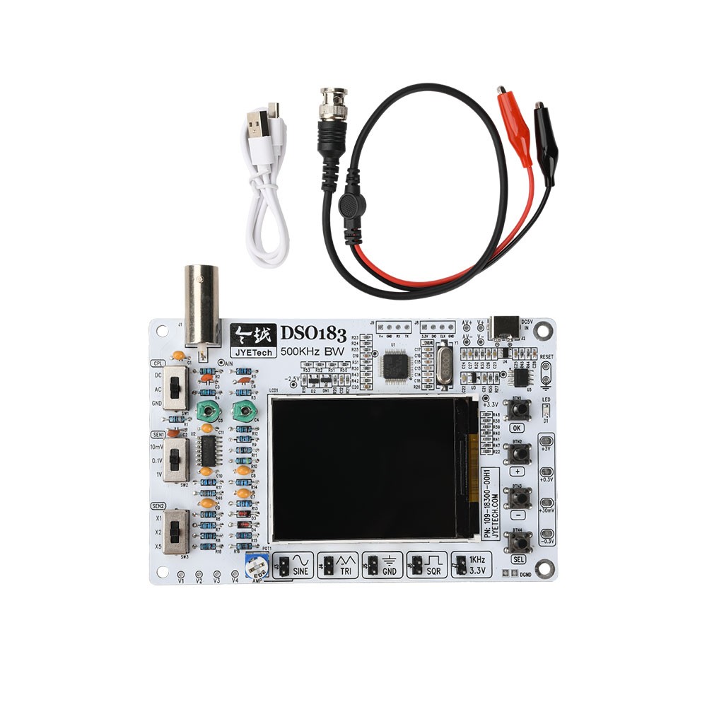 DSO183 Digital Oscilloscope DIY Electronic Kit Teaching Practical Kit 0-500KHz