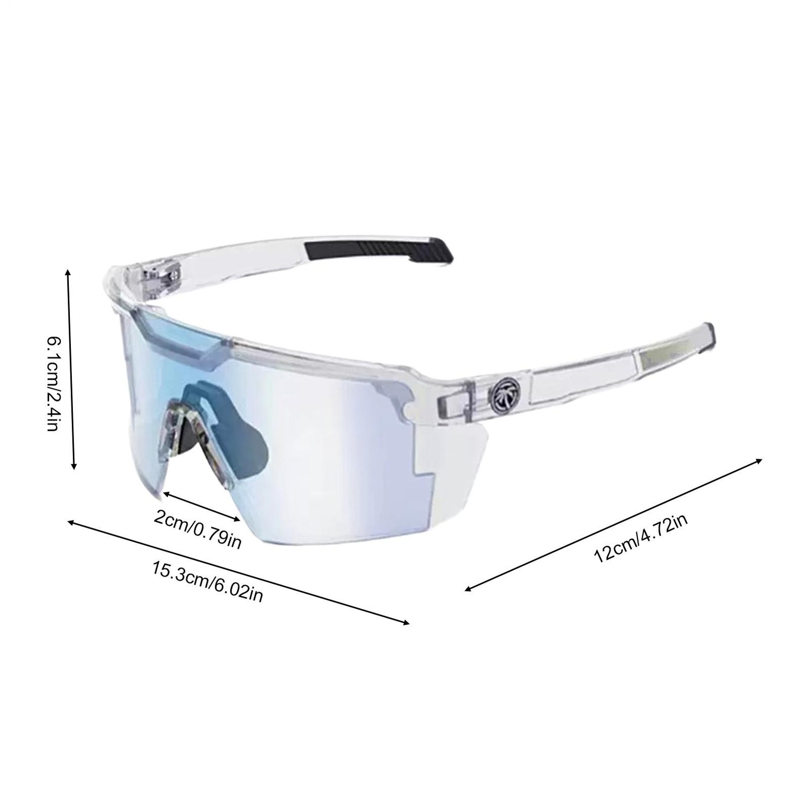 UV400 Photochromic Polarized Safety Glasses Shatterproof Photochromic Goggles