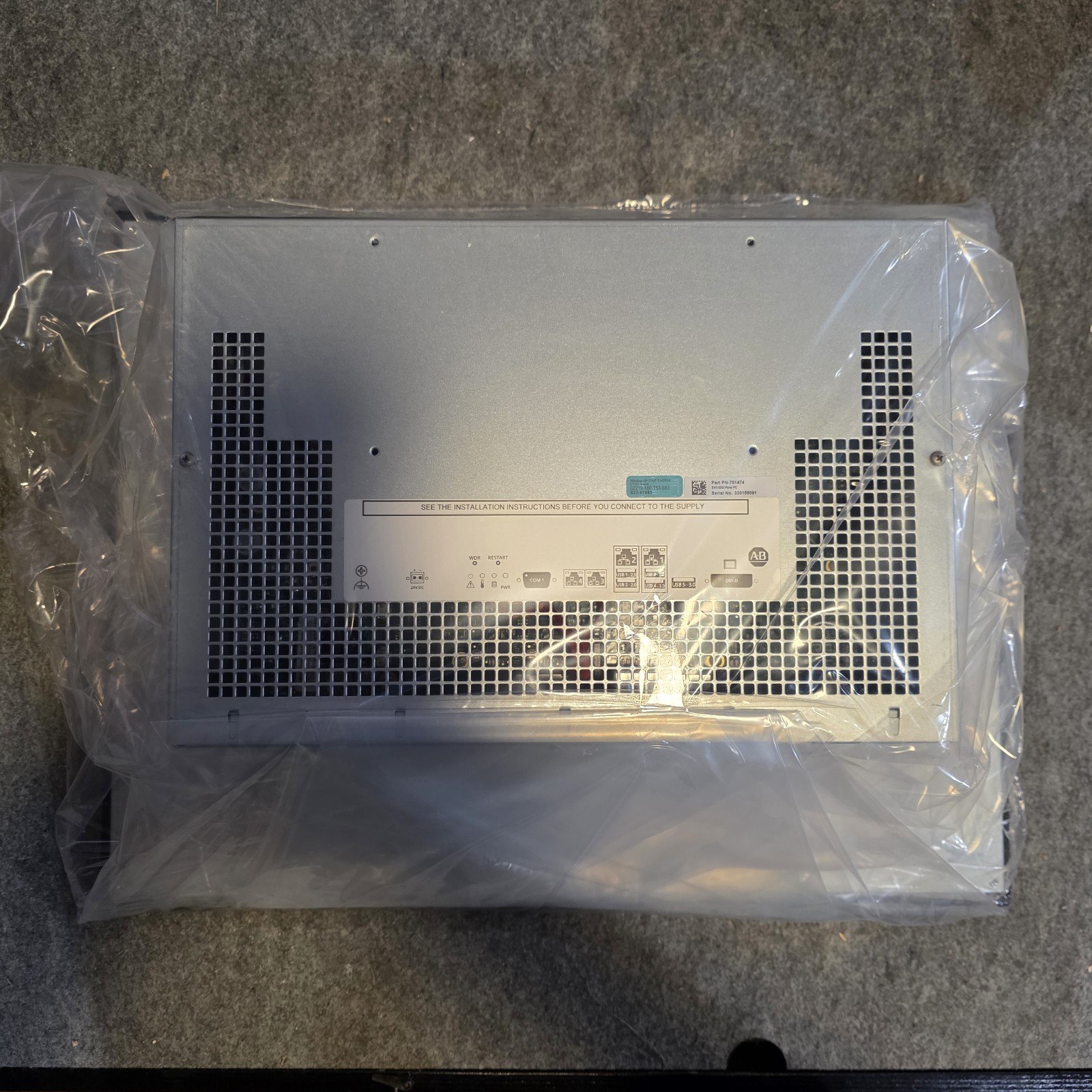 Allen Bradley Rockwell Automation 6300P-SW017 Panel PC