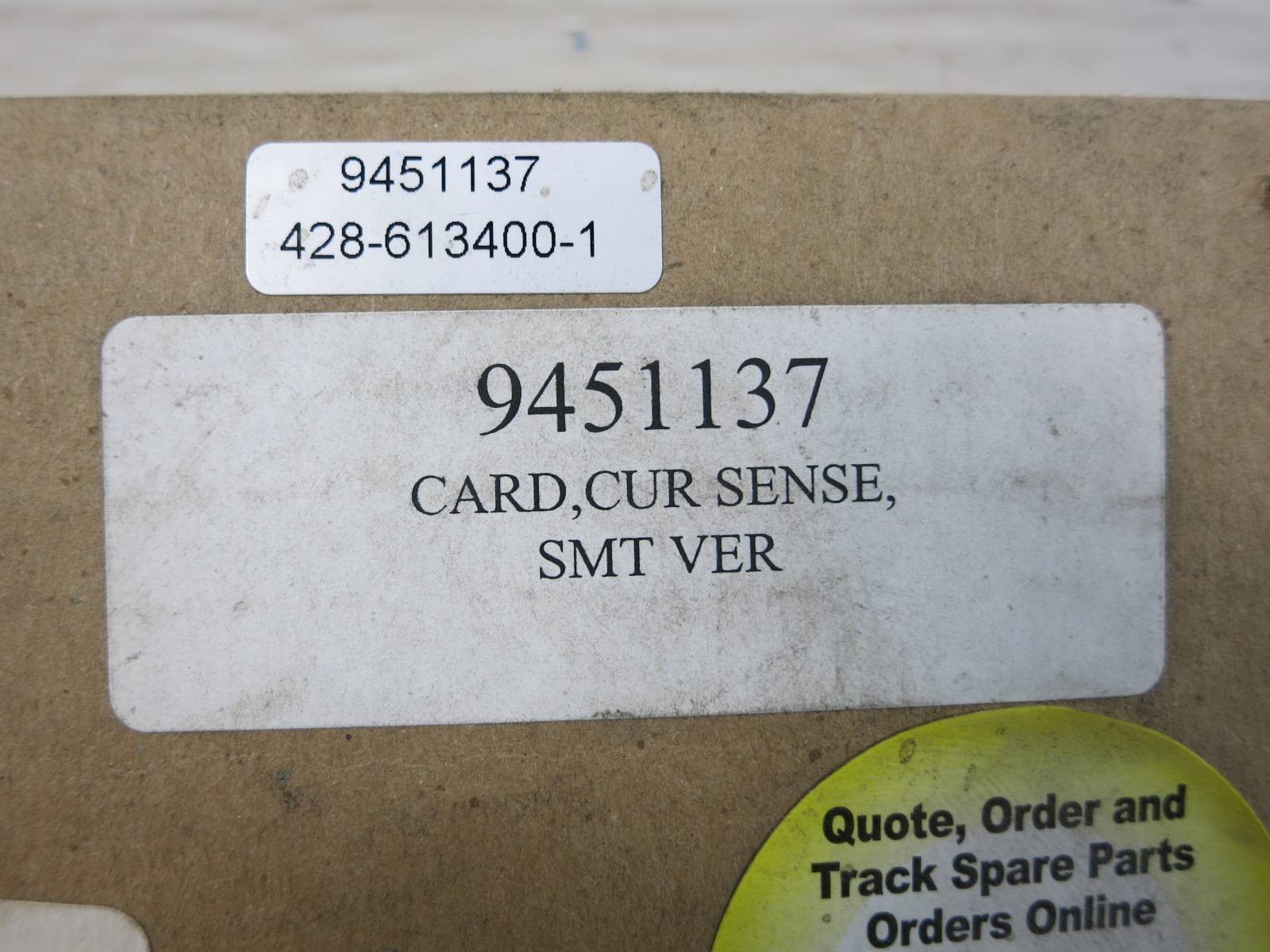 New Marquip 9451137 Current Sensor Circuit Board PLC Card NIB