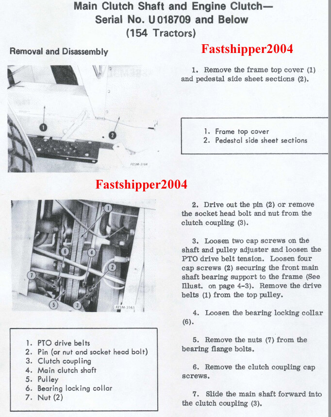 International IH Cub LoBoy Lo-Boy 154 184 185 Tractor Service Repair Manual CD