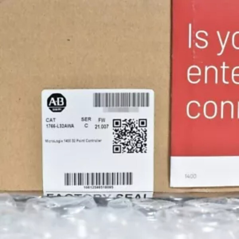 New Sealed AB 1766-L32AWA MicroLogix 1400 32 Point Controller US Free Tax