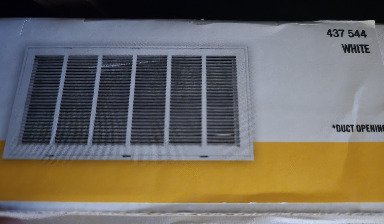 30 in. x 14 in. Premium Steel Return Air Filter Grille in White NEW IN BOX