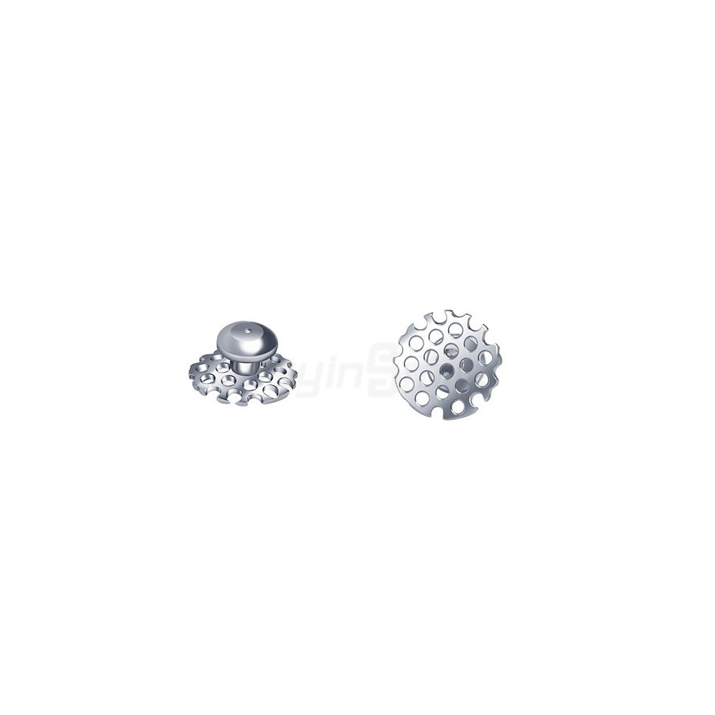 Dental Orthodontic Lingual Buttons Bondable Ceramic Round/Rectangular Base 10Pcs