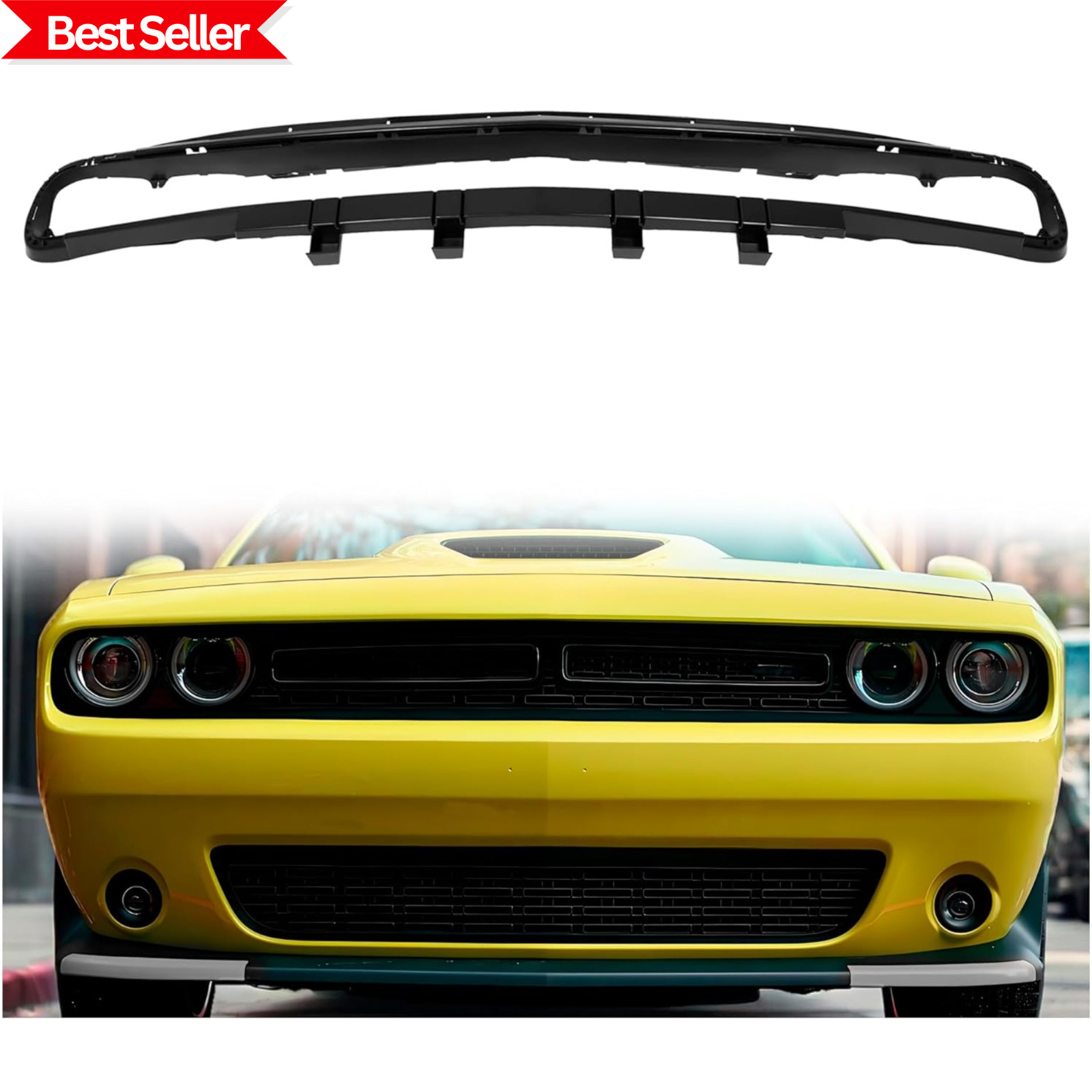 Front Grille Reinforcement Compatible with 2015-2023 Dodge Challenger