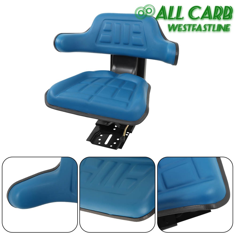 Blue Tractor Suspension Seat For Ford 2000 2600 2610 3000 4000 3600 4600 3910