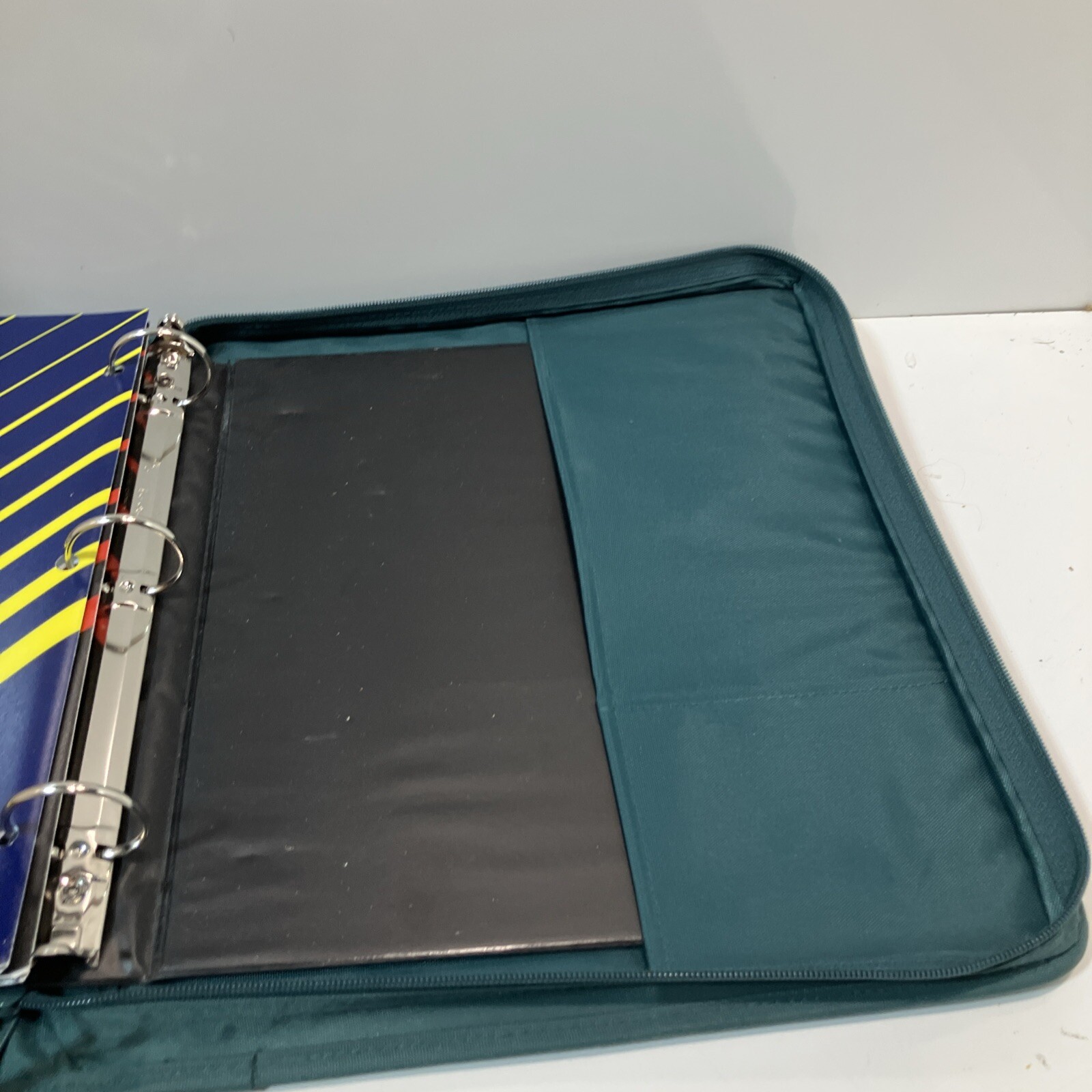Vintage 90s Mead Five Star Green Teal 3 Ring Trapper Keeper Starter Folders