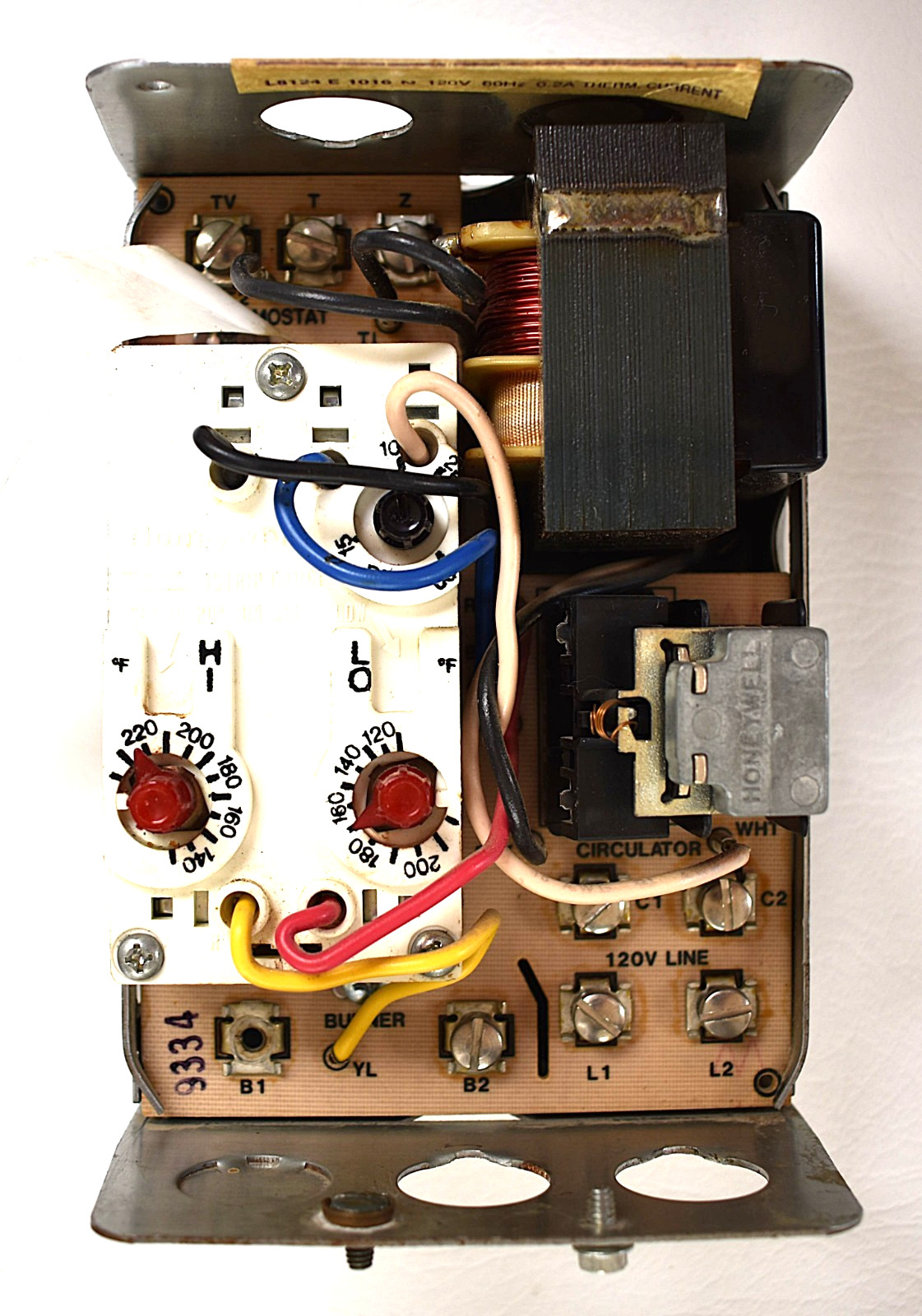 Honeywell L8124E1016 L8124E 1016 aquastat relay free shipping