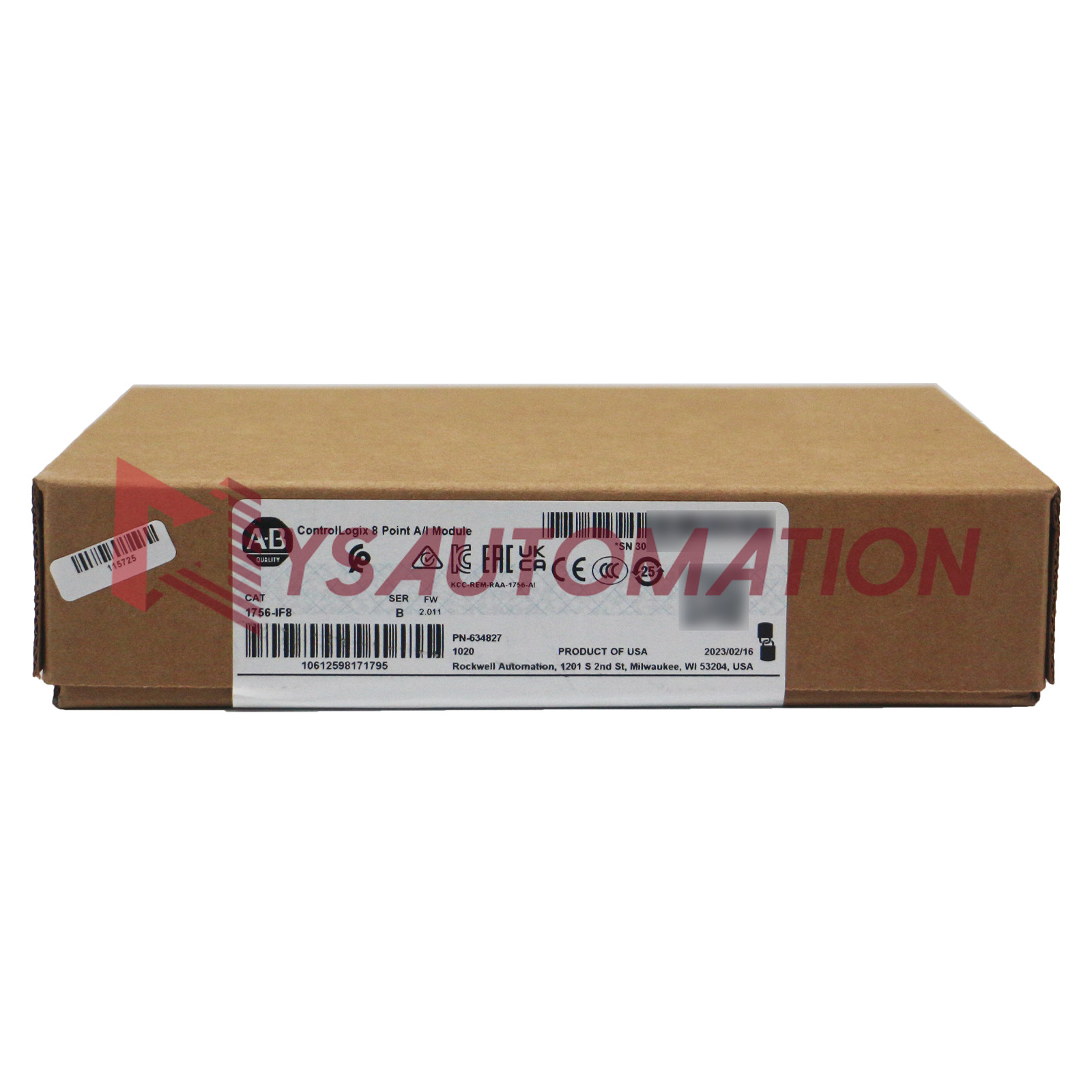 New Allen-Bradley 1756-IF8 ControlLogix 8 Point A/I Module
