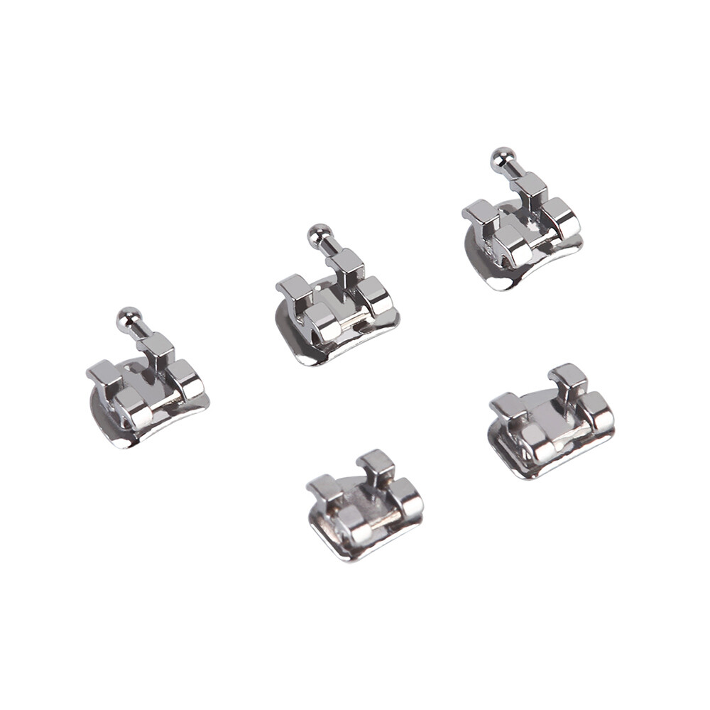 Dental Orthodontic Round Niti Arch Wires Super Elastic / Metal Brackets Braces