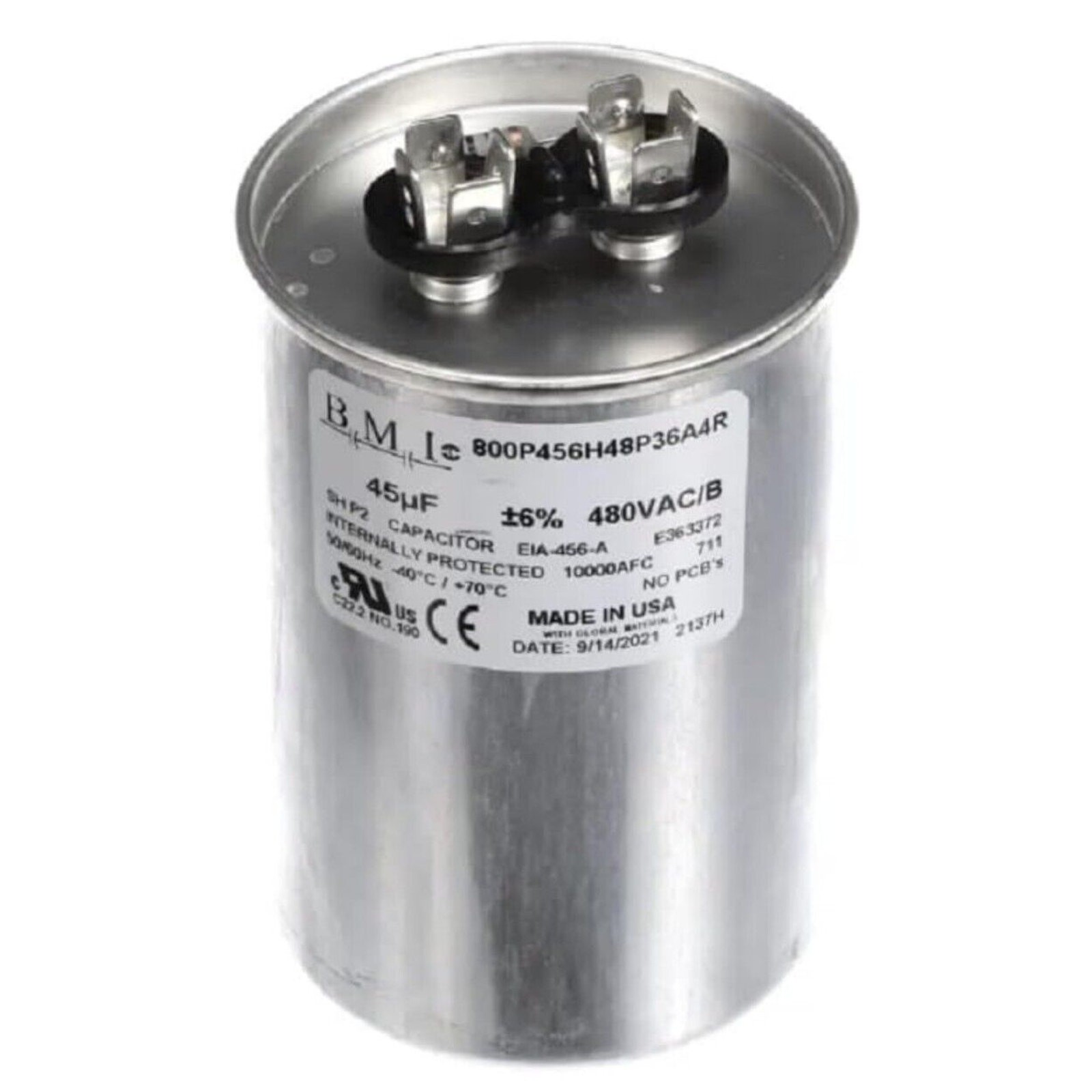 FBD 800P456H48P36A4R Run Capacitor ZB-19 480VAC 50/60Hz 45µF fits 564/773/774