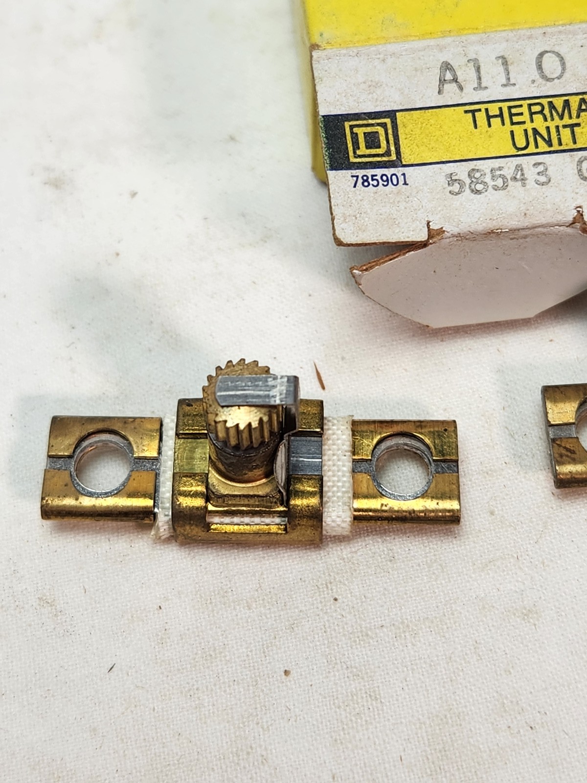 Square D A11.0 Thermal Unit Overload Relay Heater Element – New in Box (2 Pcs)